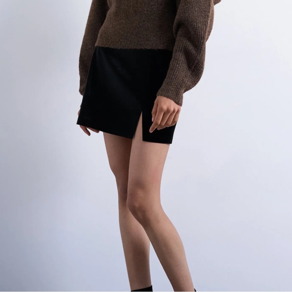 NWT! Topshop Faux Leather Miniskirt.